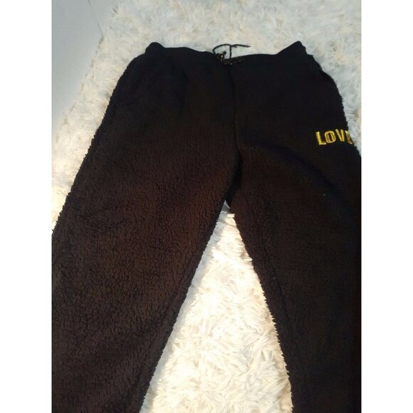 Pants Womens Boundaries Junior's Size XXL 19 High Rise Thick Sherpa Jogger - Picture 3 of 4